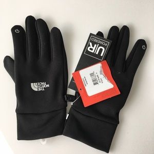 NWT The North Face e-tip black gloves