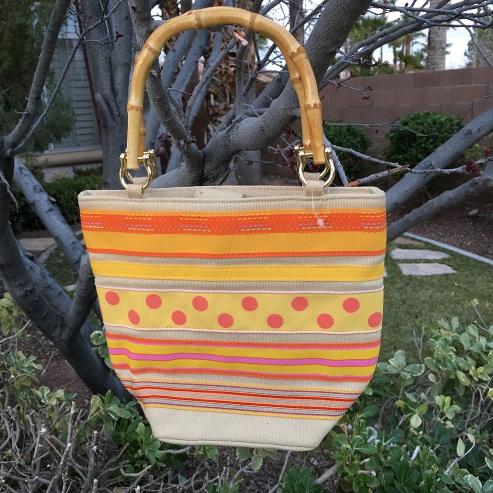 Sunshine ☀️ Cute wood handled small bag