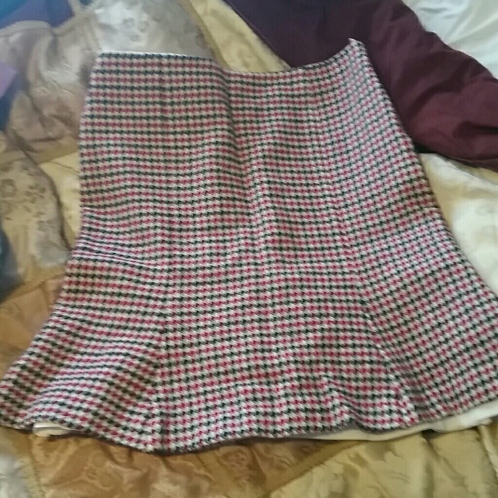 Talbot hounds tooth skirt