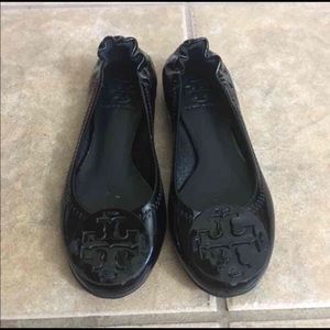 Tory Burch Reva Patent Leather Ballet Flats