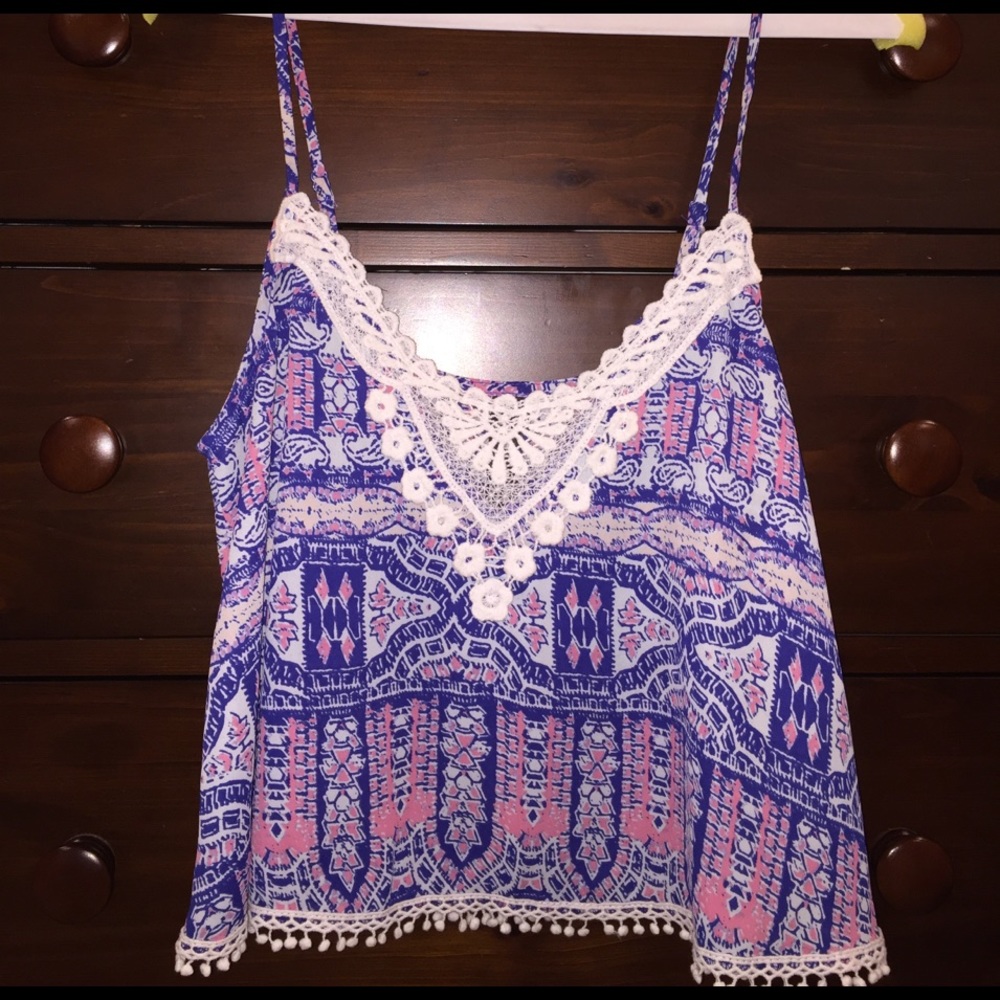 Design lab printed tank top