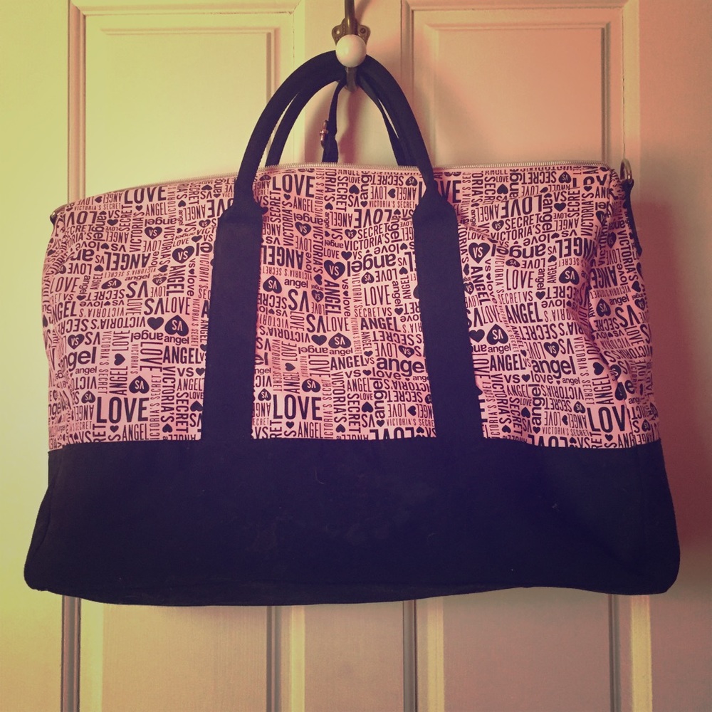 Victoria Secret Overnight Crossbody Angel Bag Tote