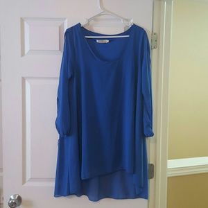 Long sleeve flowy dress