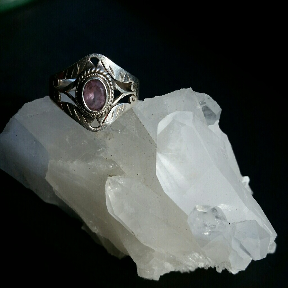 Sterling Silver Amethyst Ring