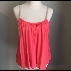 Pink Flowy Tank Top Size S