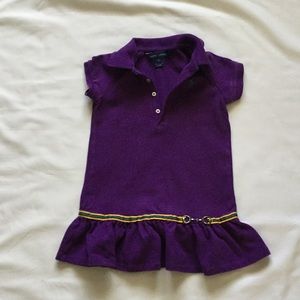 Girl polo knit dress