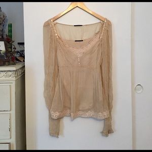 Elie Tahari blouse and tank set