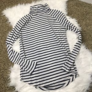 [Old Navy] Navy Stripe Turtleneck