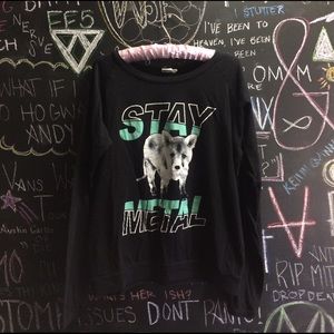 Stay metal: long sleeve tee from the band MissMayI