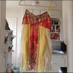 Sequined tank size XL