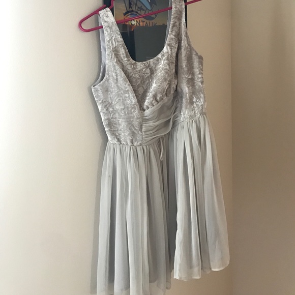 Free People Dresses & Skirts - Free People Sliver/Grey Party Dress