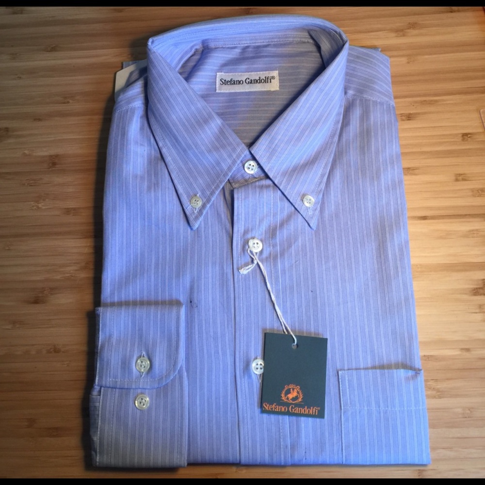 NWT Stefano Gandolfi men's dress shirt size 42
