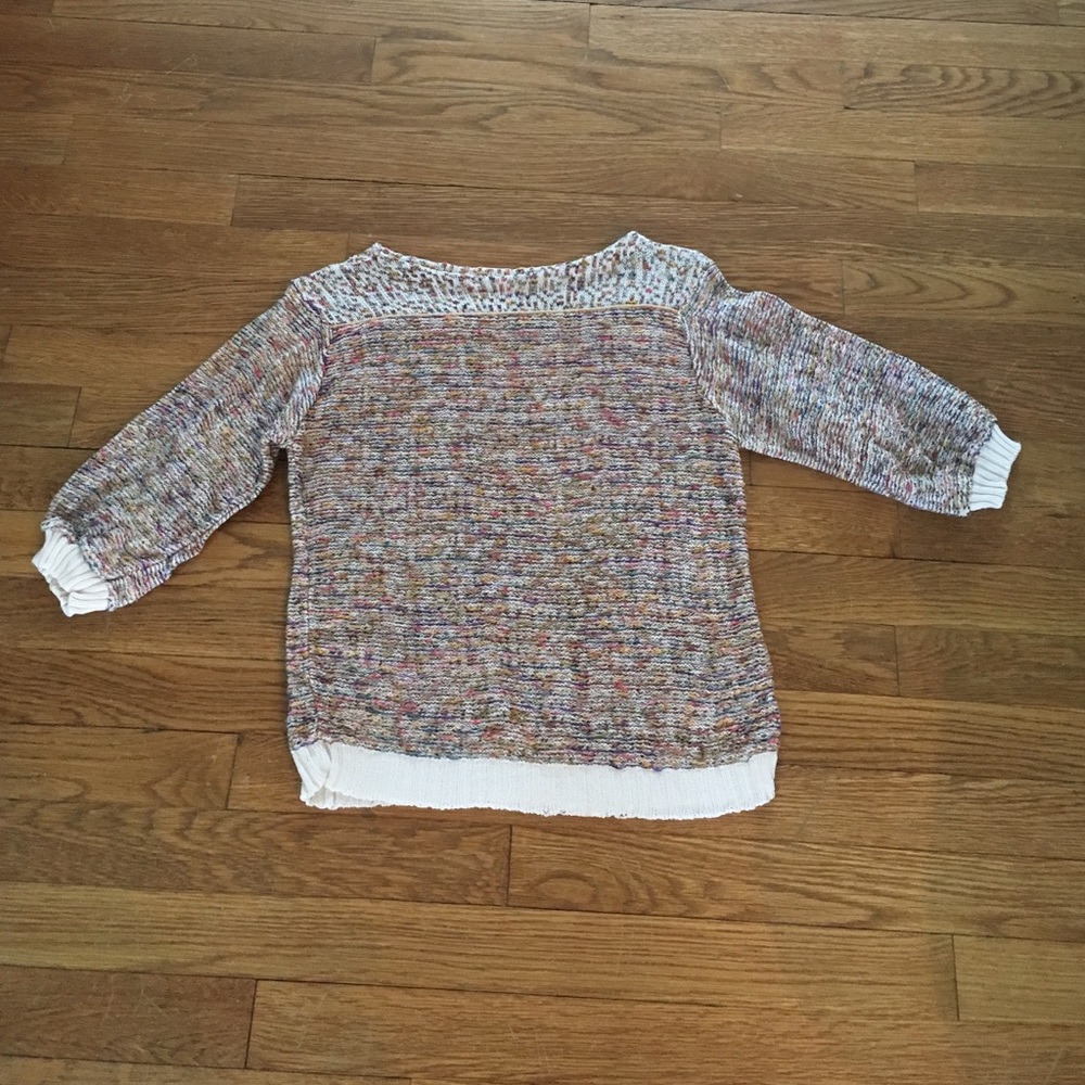 Multicolored pastel sweater