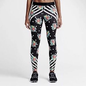 Nike floral leggings