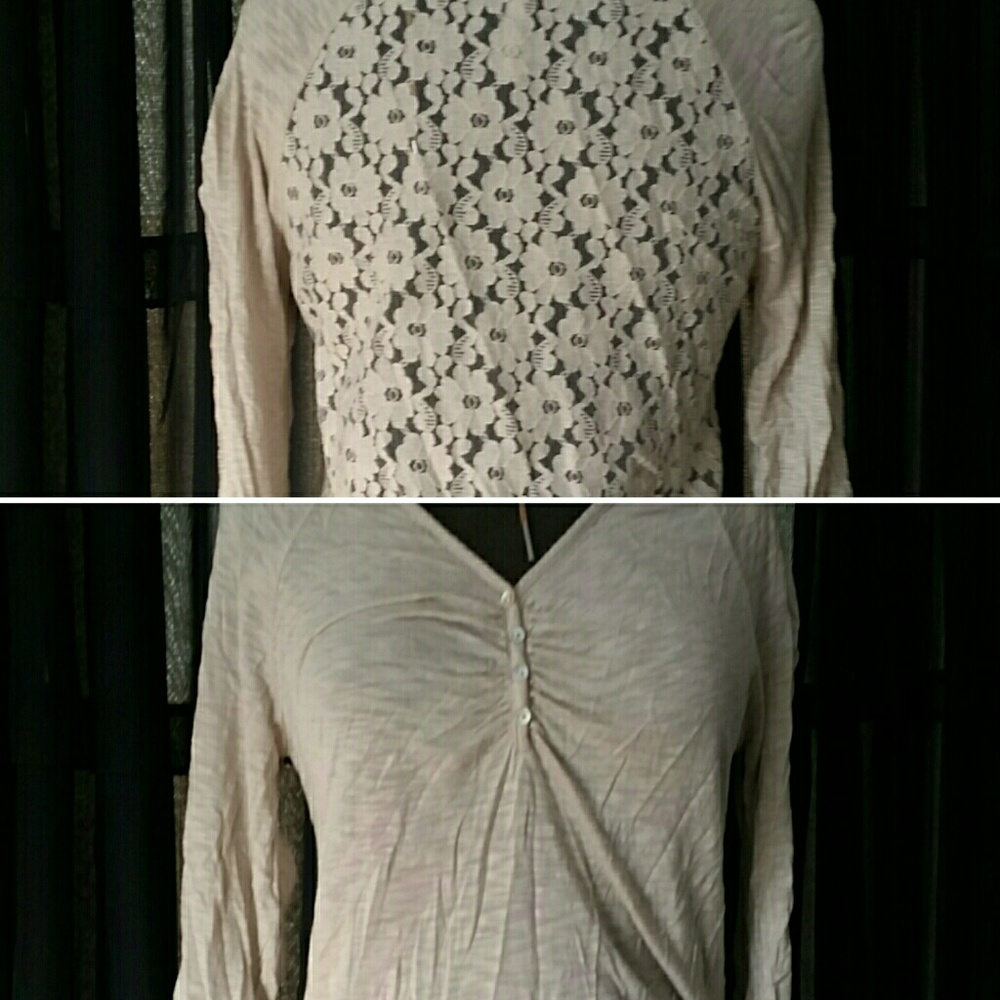 Laced back baseball tee