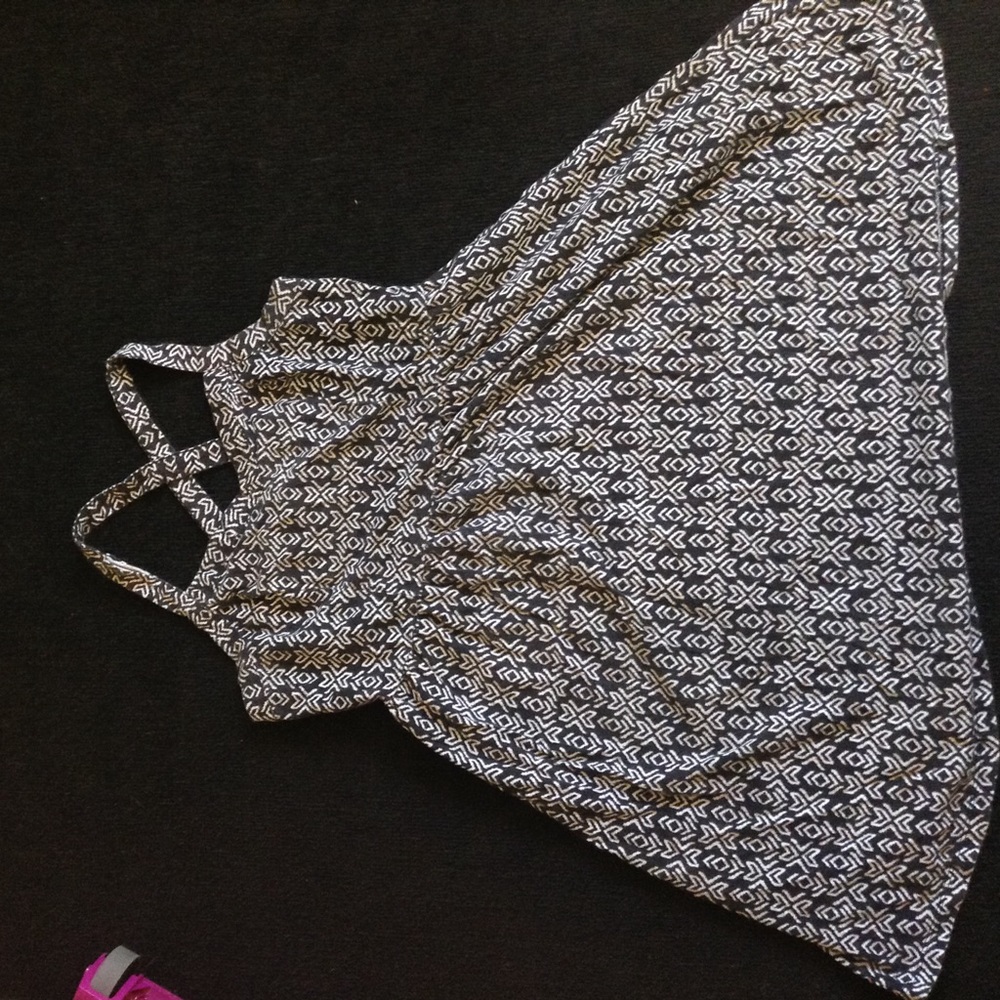 Forever 21 2x skater dress with crisscross straps