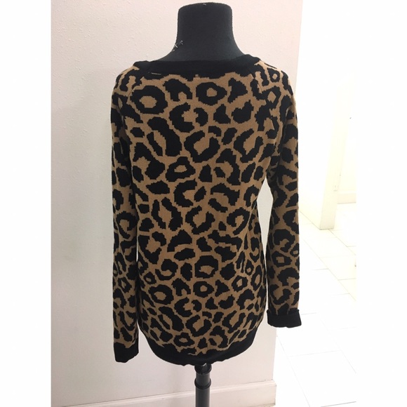 Cheetah Print Cardigan - Picture 3 of 3