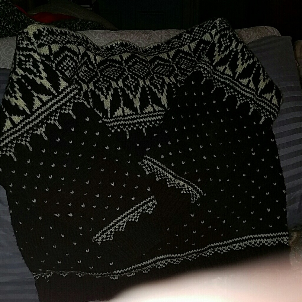 Hand knit sweater