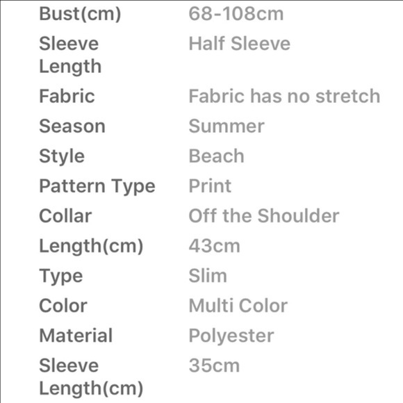 Size S Off The Shoulder Graffiti Print Top - Picture 4 of 4