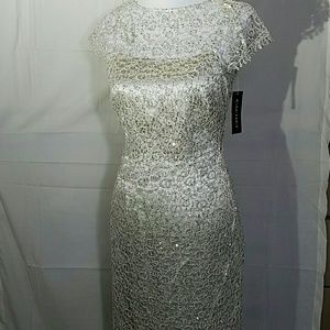 Cachet Gold Metallic Dress