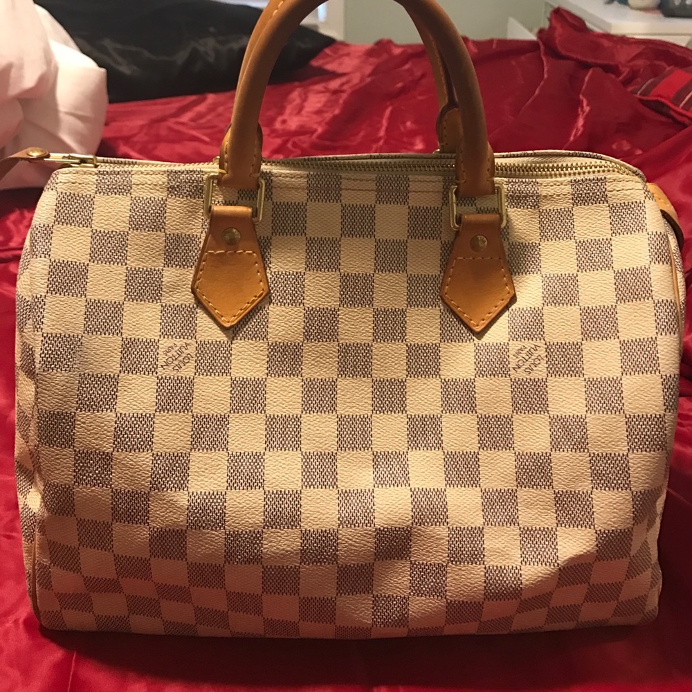 *SOLD*! GUC Louis Vuitton Speedy Damier azur 30