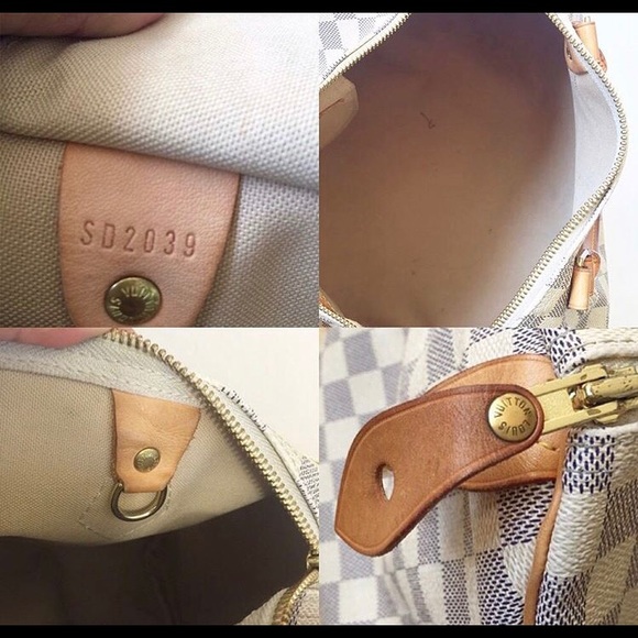 *SOLD*! GUC Louis Vuitton Speedy Damier azur 30 - Picture 3 of 8