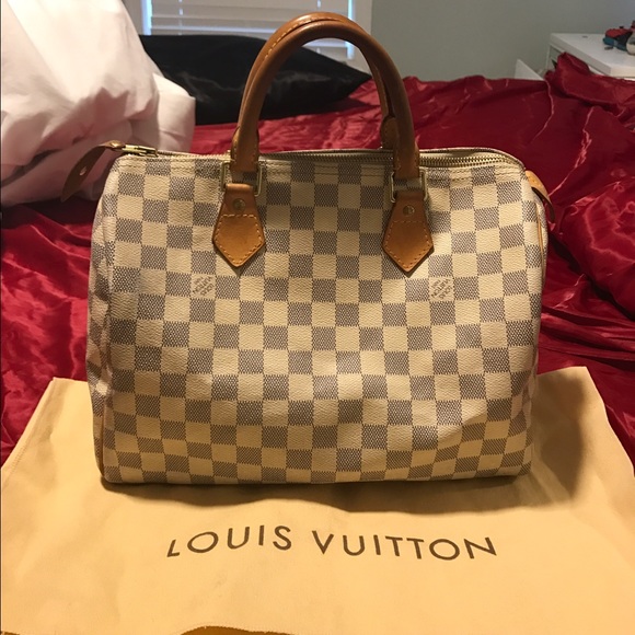 *SOLD*! GUC Louis Vuitton Speedy Damier azur 30 - Picture 4 of 8