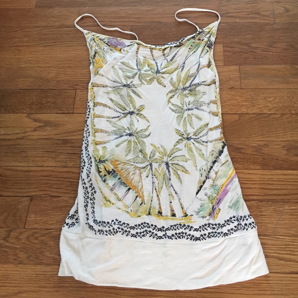 Palm tree design anthropology new with tags