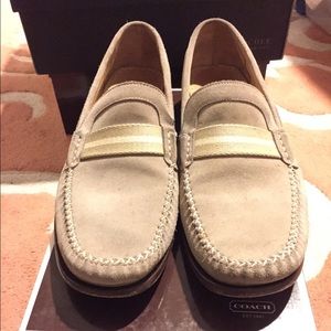 Men's COACH Griffith Suede Loafers - Size 12D