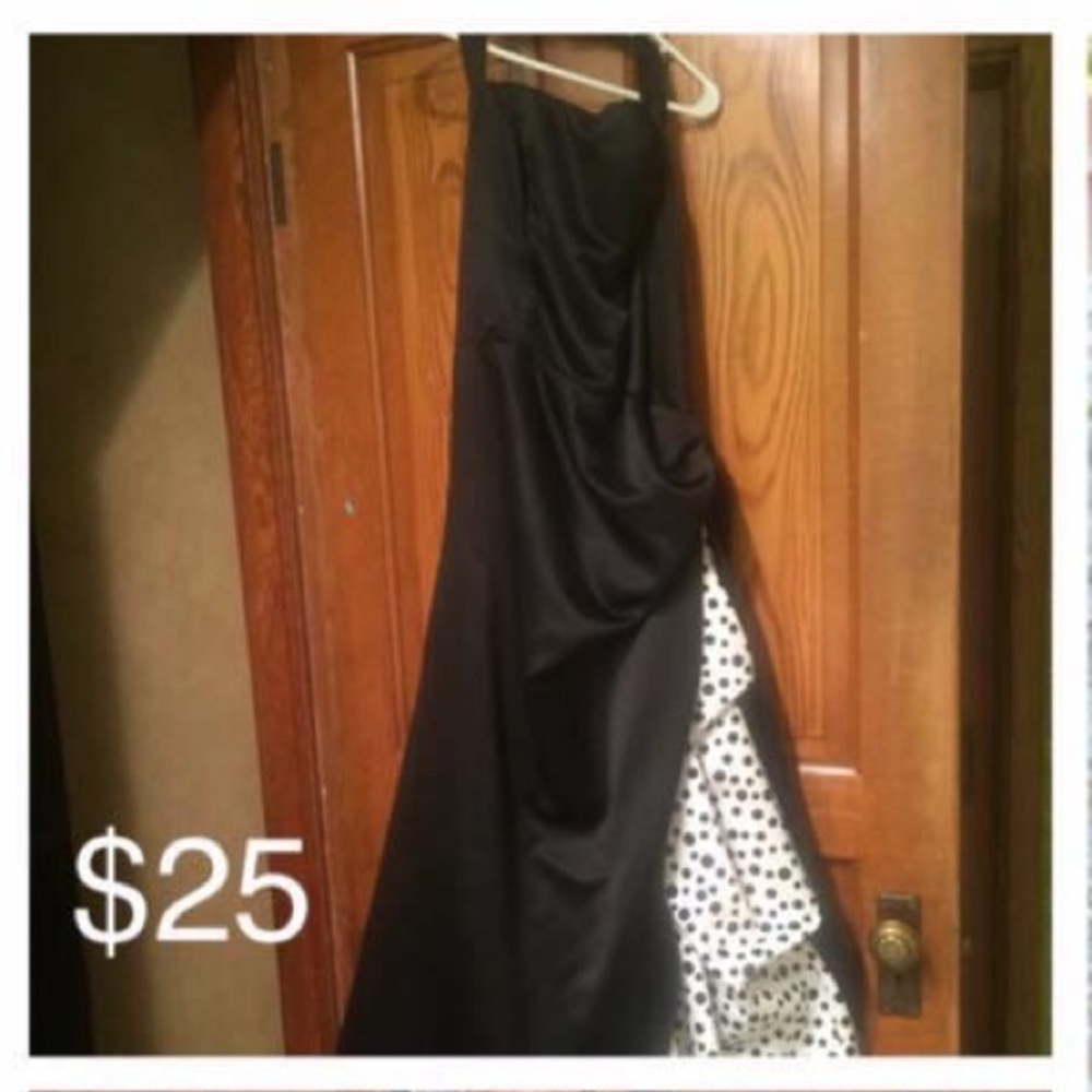 Prom Dress -- worn once -- halter altered slightly