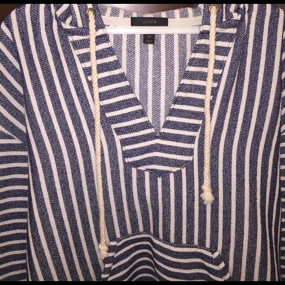 J CREW Striped poncho - Picture 4 of 4