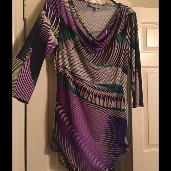 Jennifer Lopez multicolor pretty top/tunic🌸 - Picture 2 of 4