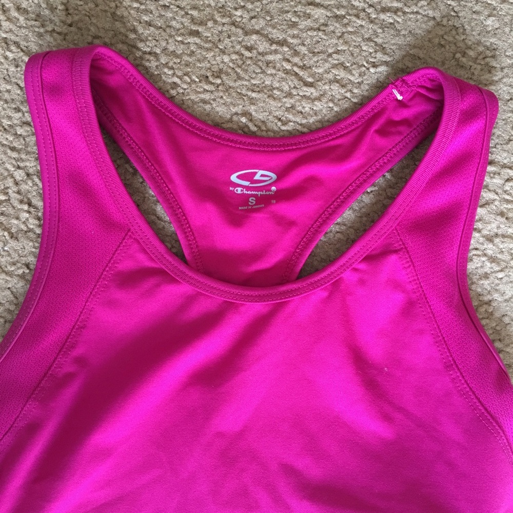 Hot Pink Champion Workout Tank