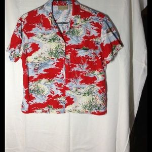 1980's Vintage Liz Claiborne Crop Top