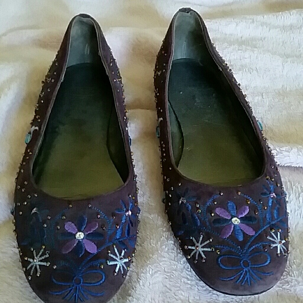 Purple "cinderella" shoes size 7
