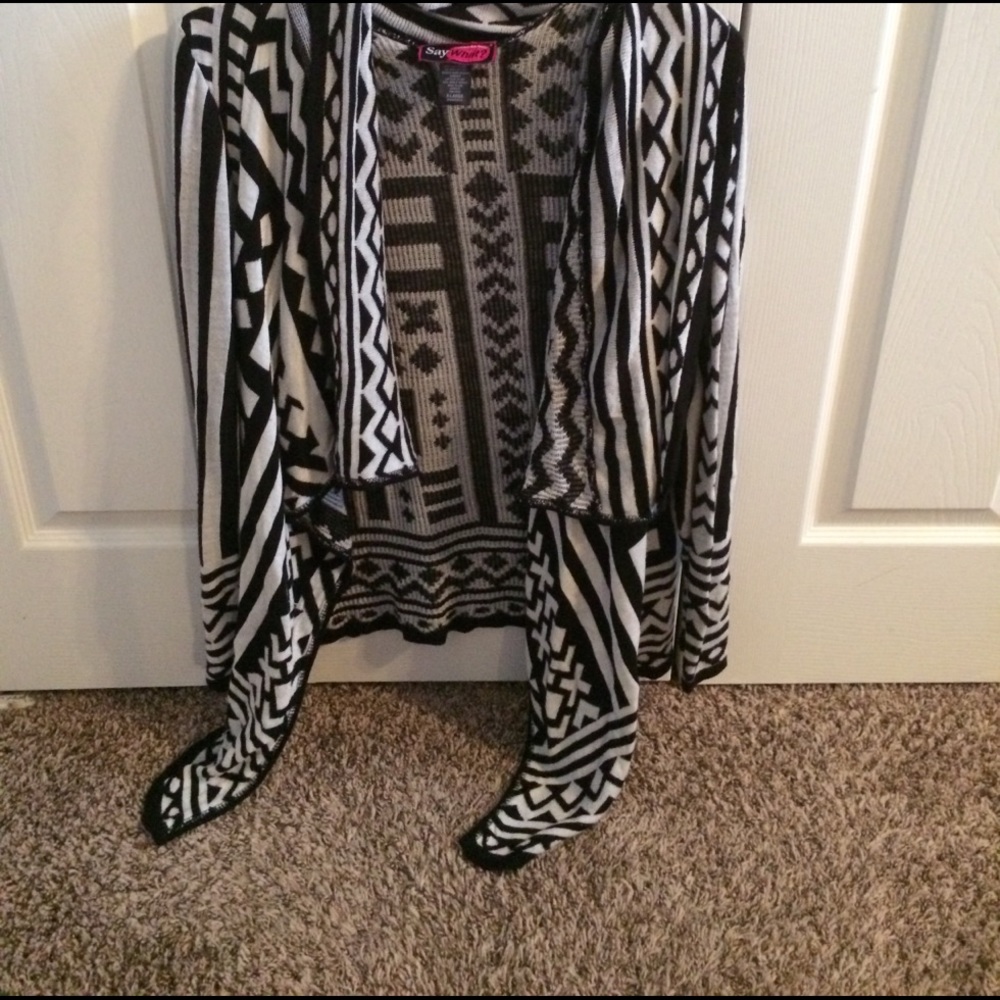 Black and white Cardigan