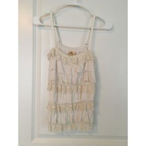 Hollister Ruffled Tank Top