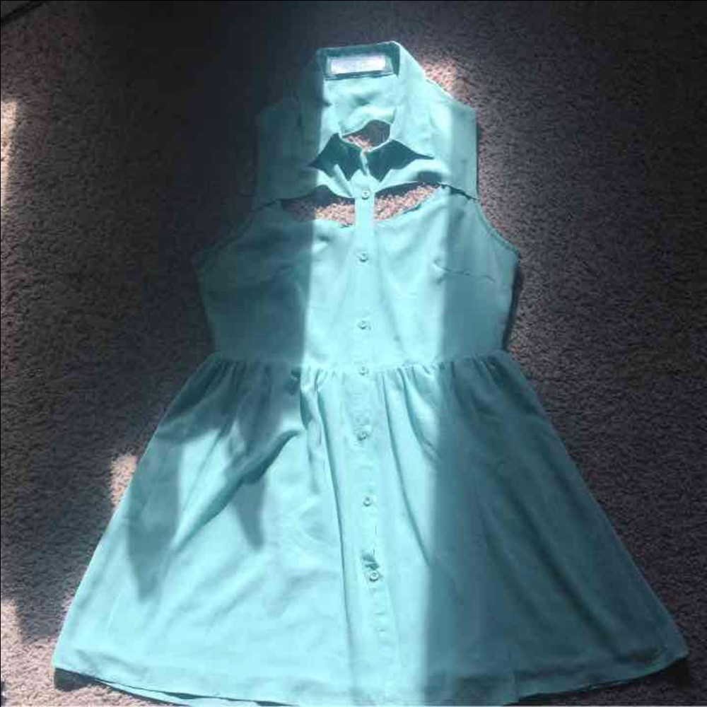 Mint blue spring dress (SOLD)