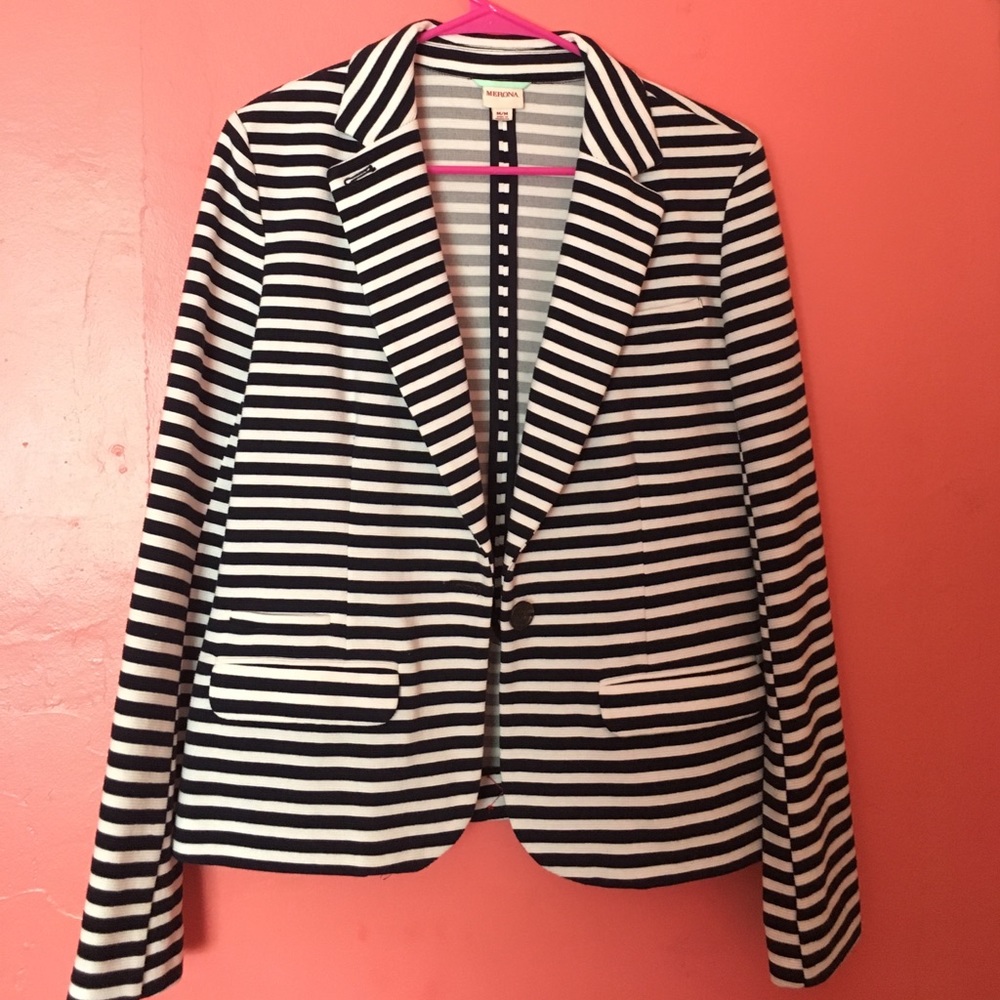 Striped blazer