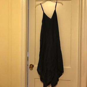 Navy Jcrew maxi/midi dress. Size XXS