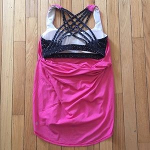 NWT Lululemon 🍋 Wild Tank Rare Pink/Black
