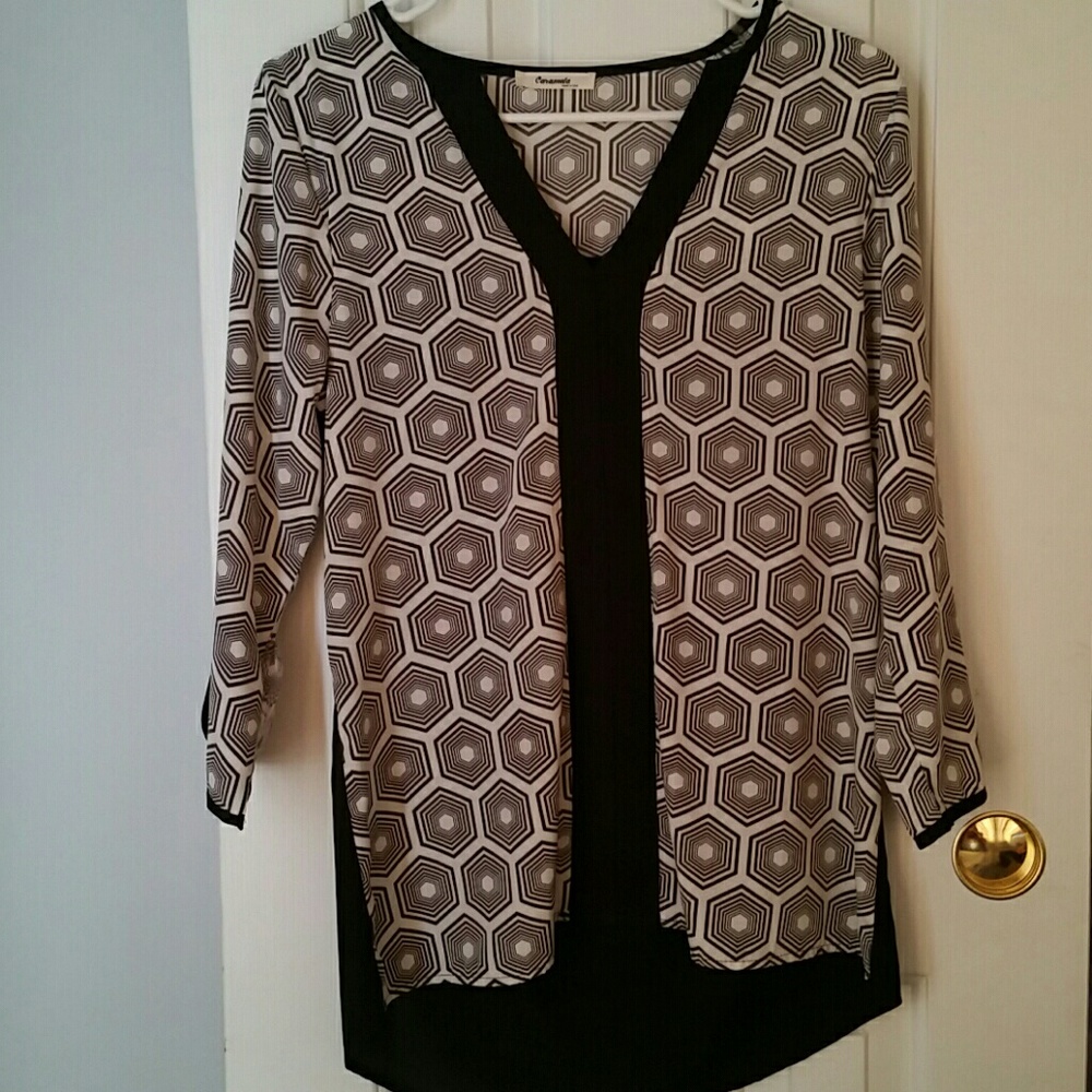 Caramel Dressy Blouse