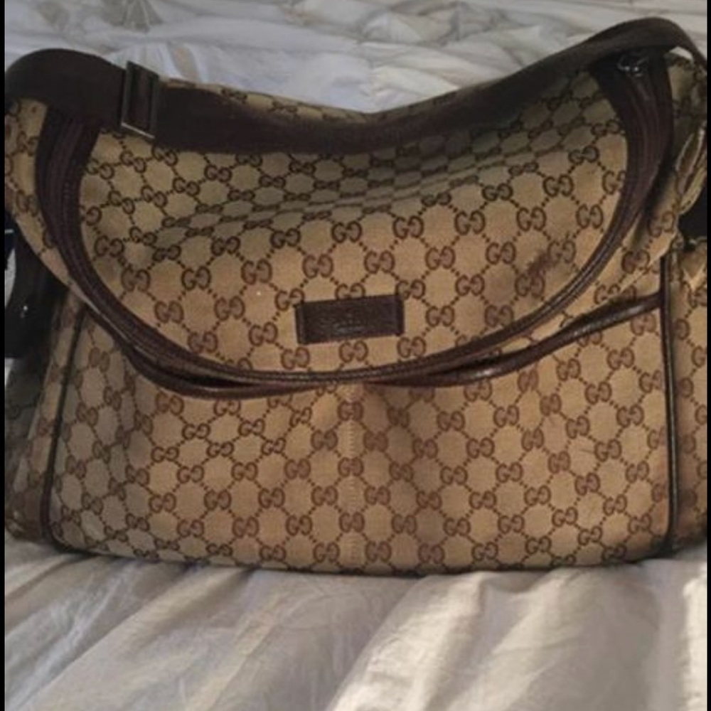 Authentic Gucci diaper bag