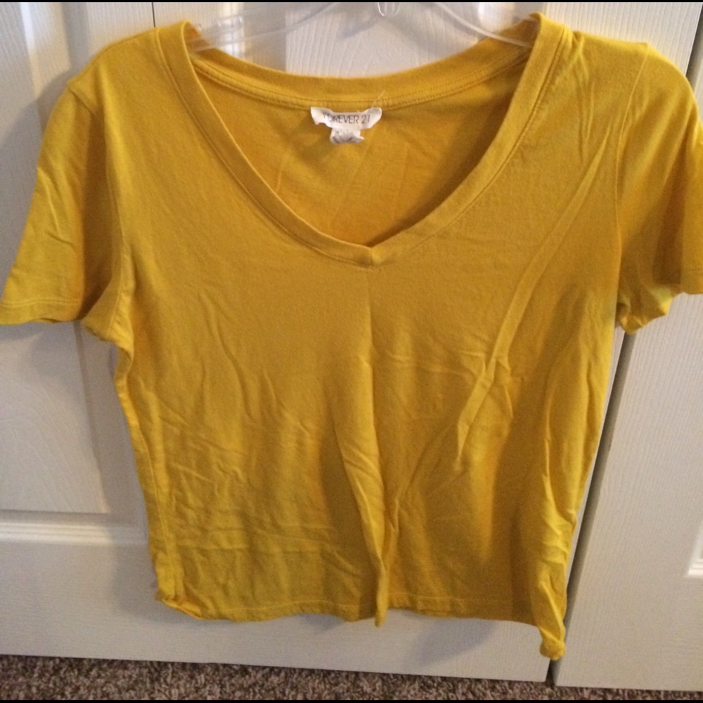 Yellow Vneck