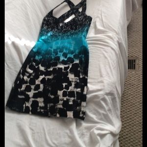 Calvin Klein Blue/Black Dress