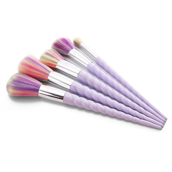❗️one left❗️🎉3xHP🎉Unicorn Makeup Brush Set - Picture 5 of 6