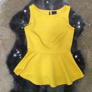 Sunny Bisou Bisou Sleeveless Peplum