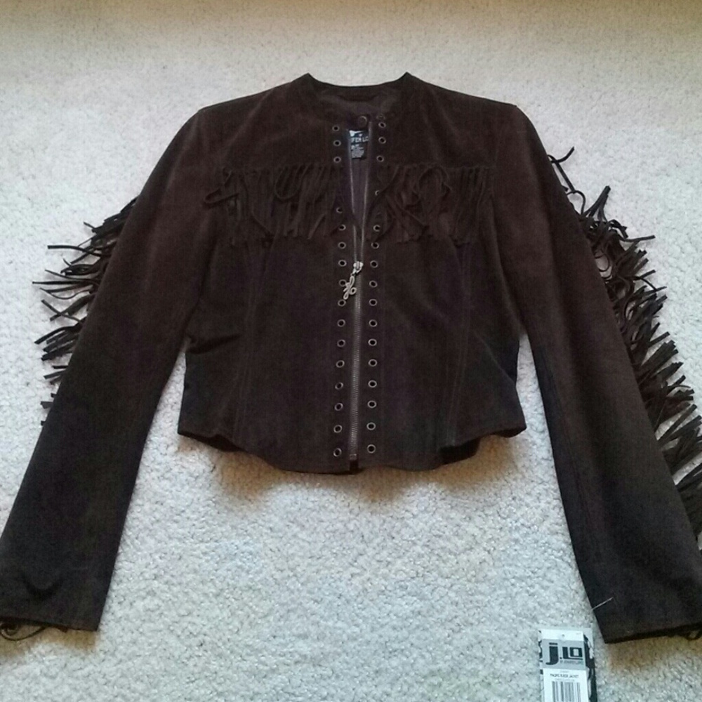 J Lo suede jacket
