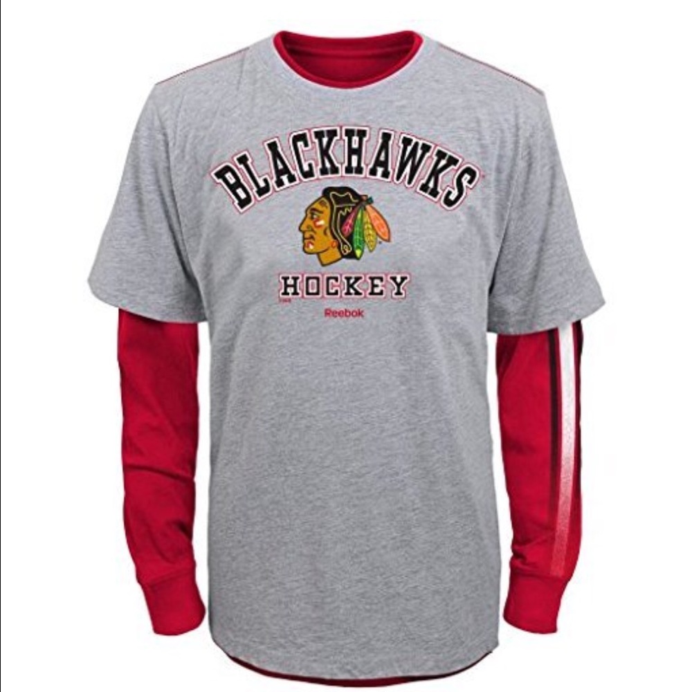 NHL Blackhawks Youth Boy "Classic Fade" Combo Pack