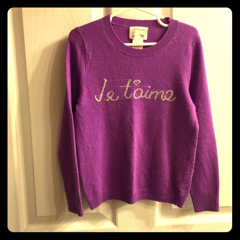 Crew cuts girls sweater